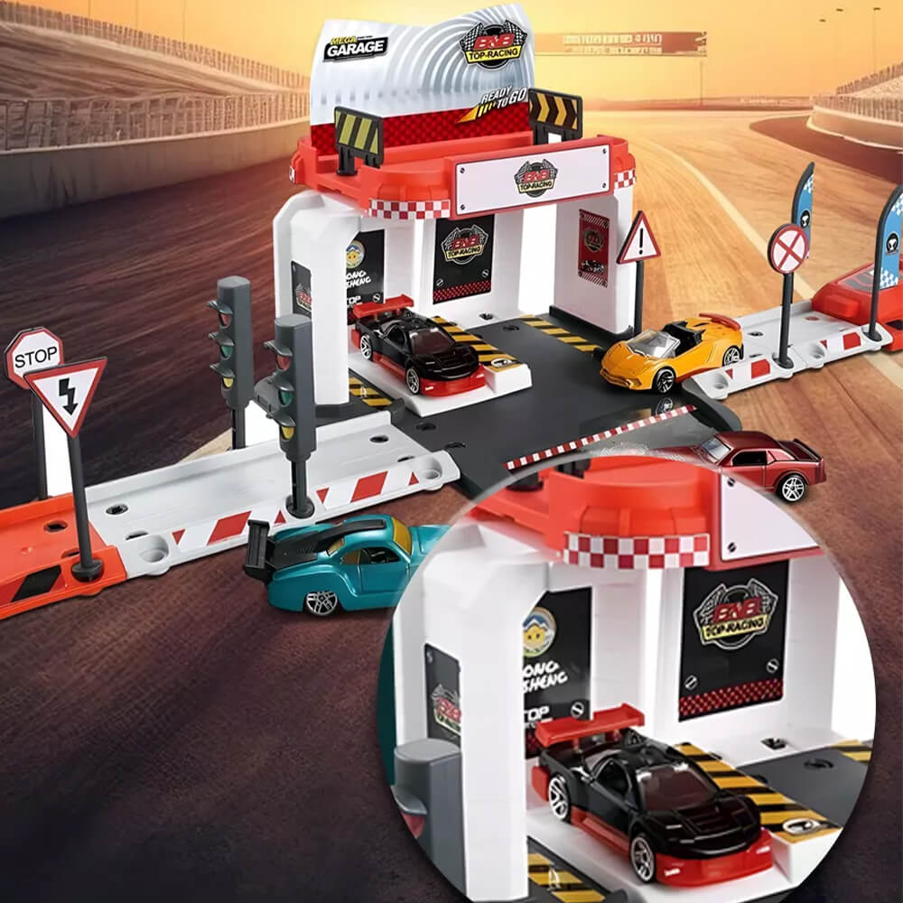 DIY MEGA GARAGE TRACK SET - 30 PCS