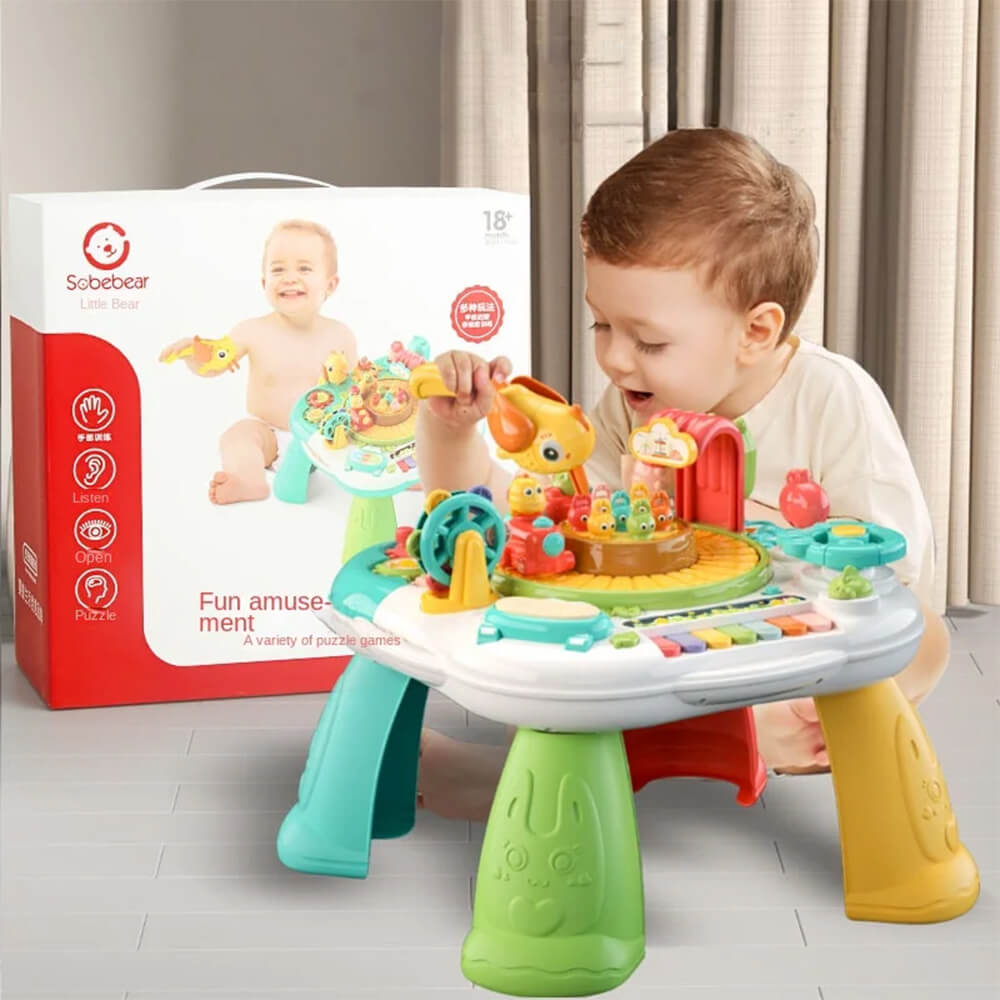 2 IN 1 MULTIFUNCTIONAL BABY ACTIVITY PLAY TABLE