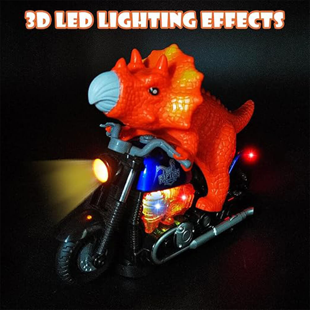 ACOUSTO-OPTIC MOTORCYCLE WITH LIGHT AND SOUND