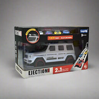 Thumbnail for 2 IN 1 DUAL TRACK INTERACTIVE ALLOY CAR SET