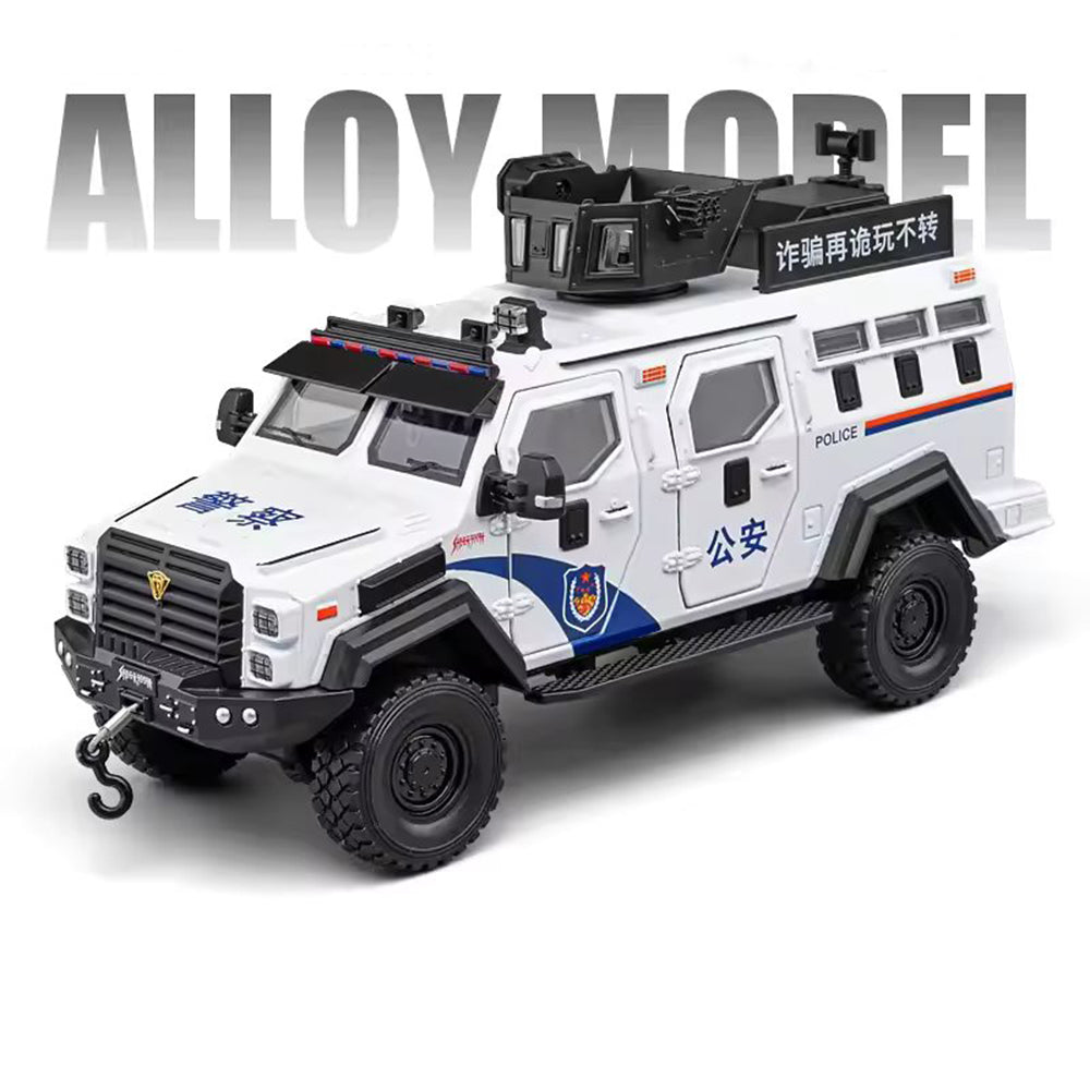 1:24 SWORDTOOTH TIGER POLICE ALLOY DIECAST MODEL