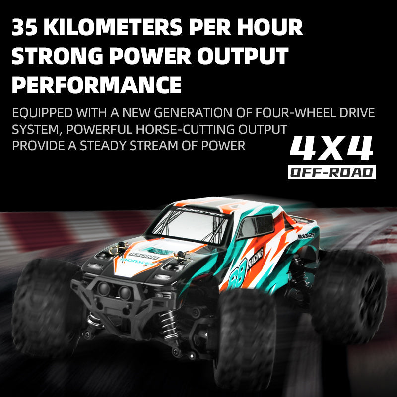 GUOKAI 1:18 SCALE 4WD RC TRUCK HIGH SPEED OFF-ROAD CLIMBING VEHICLE