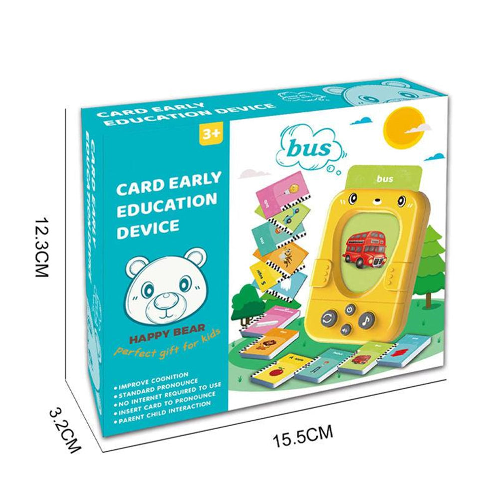 BEAR SHAPE EARLY DEVELOPMENT CARD READING LEARNING DEVICE