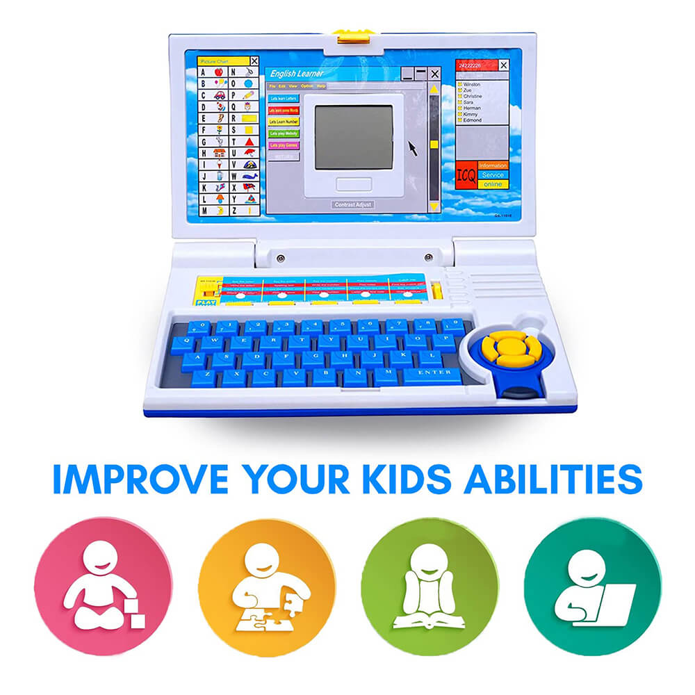 Notebook Computer Kids ENGLISH EDUCATIONAL & LEARNING LAPTOP FOR KIDS – Toys4you.pk