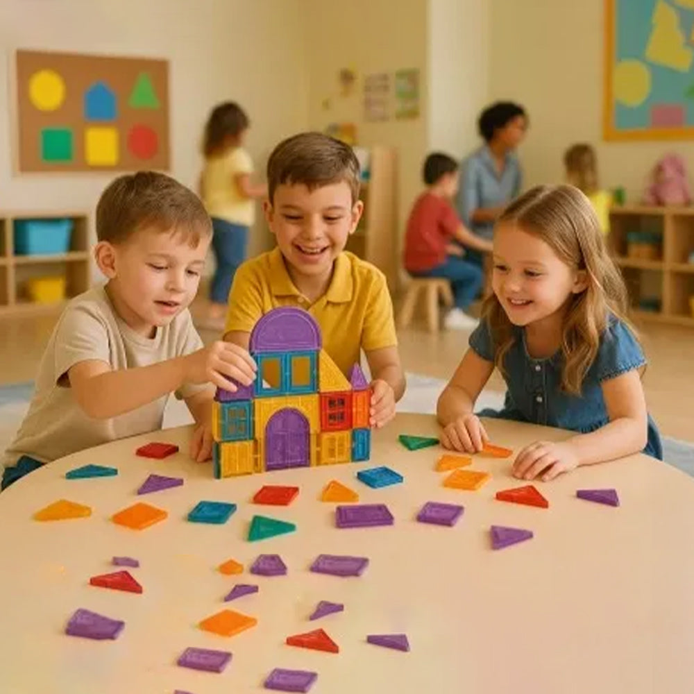 MAGNETIC BLOCKS FOR KIDS - 100PCS