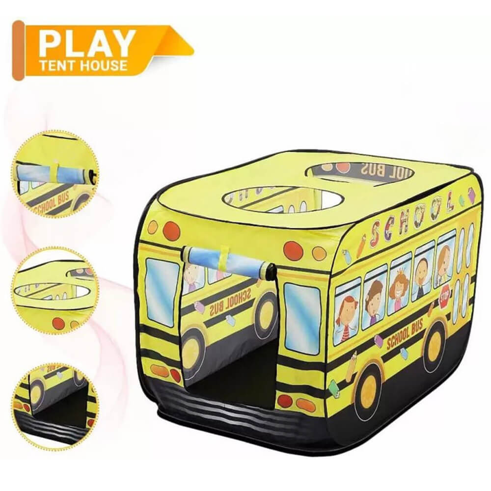 SCHOOL BUS TENT HOUSE FOR KIDS