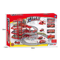Thumbnail for FIRE CITY PARKING LOT TOY TRACK SET