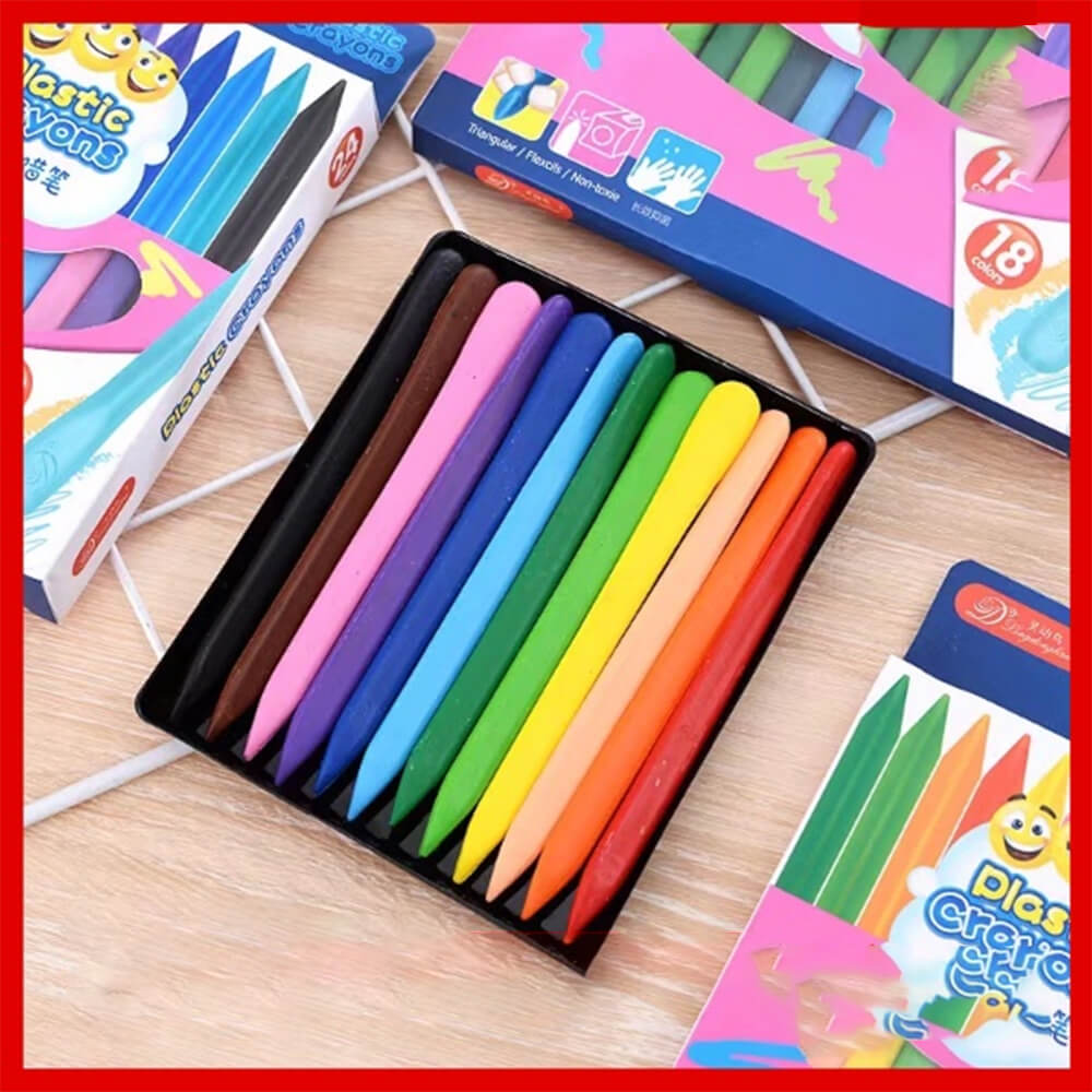 PLASTIC CRAYONS COLOR FOR KIDS