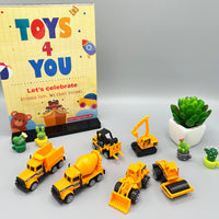 Thumbnail for KIDS MINI METAL CONSTRUCTION CAR COLLECTION - 6 PCS