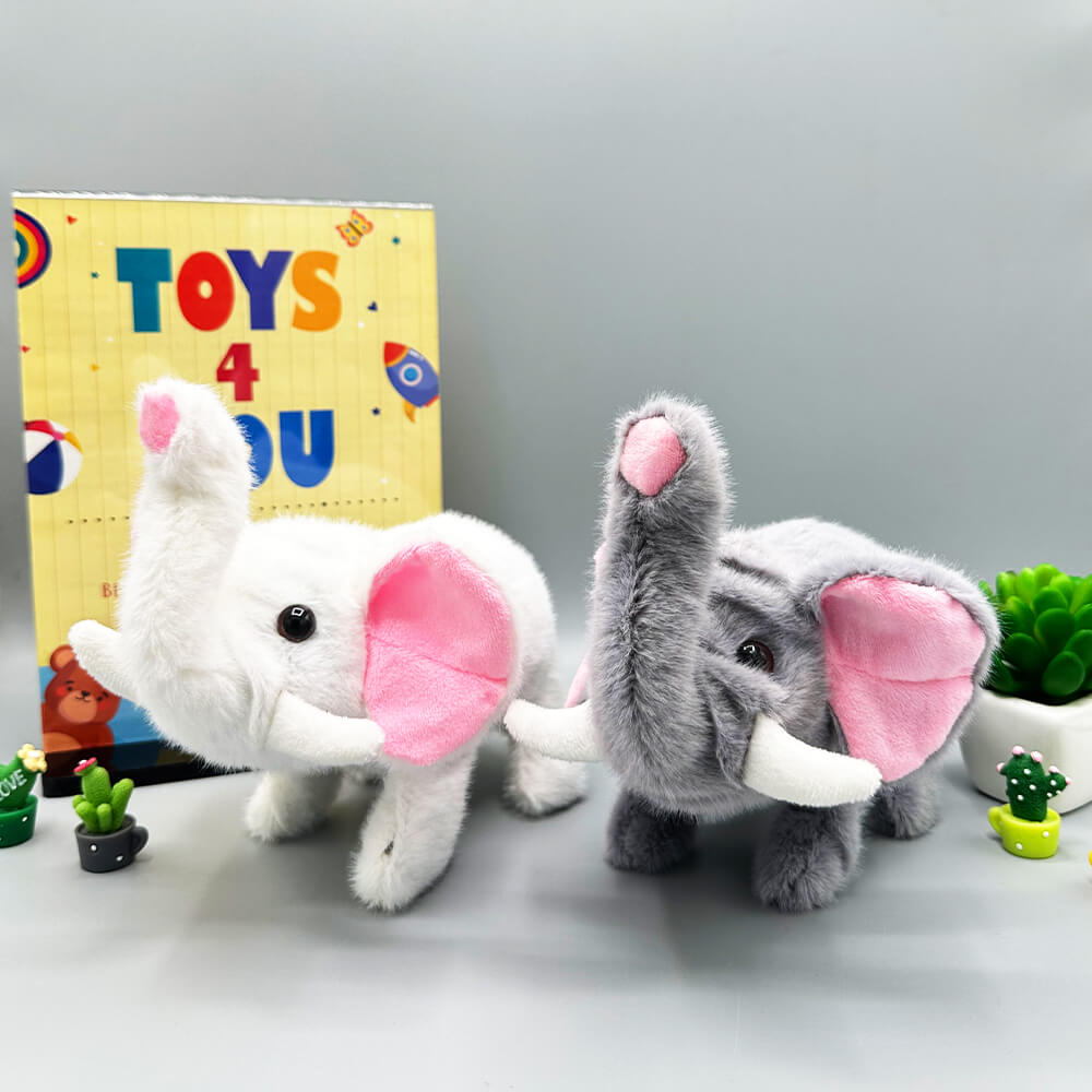 WALKING PLUSH ELEPHANT WITH MUSIC