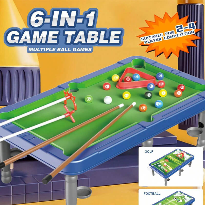 6 IN 1 MULTI FUNCTIONAL GAME