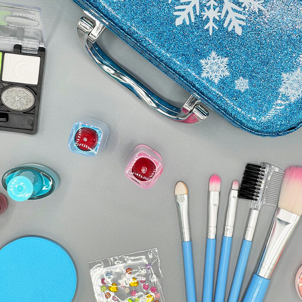 2 IN 1 REALISTIC FROZEN JEWELRY-BEAUTY MAKEUP BAG KIT