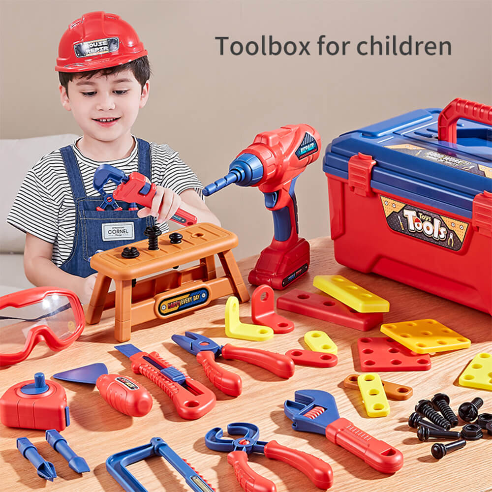 EDUCATIONAL SUITCASE BOX TOOL SET FOR KID