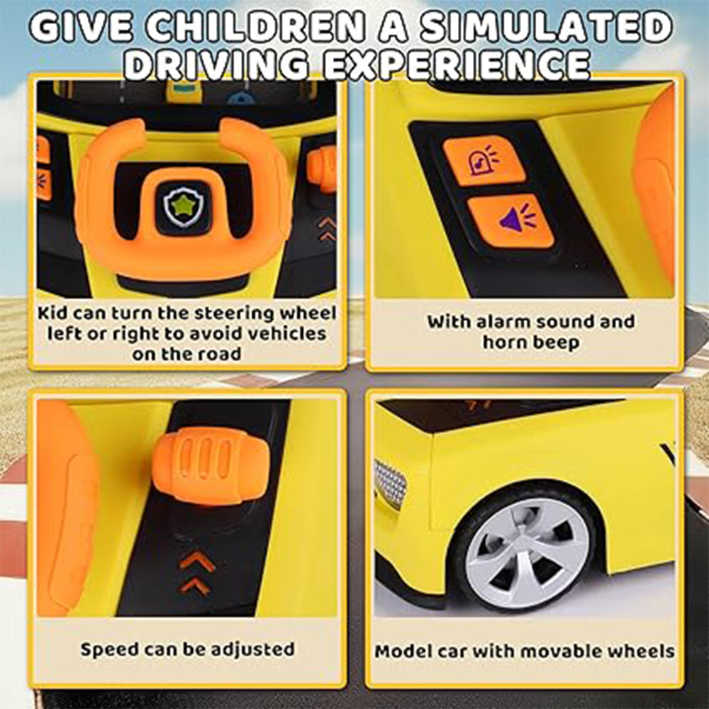 SIMULATION CAR STEERING WHEEL GAME