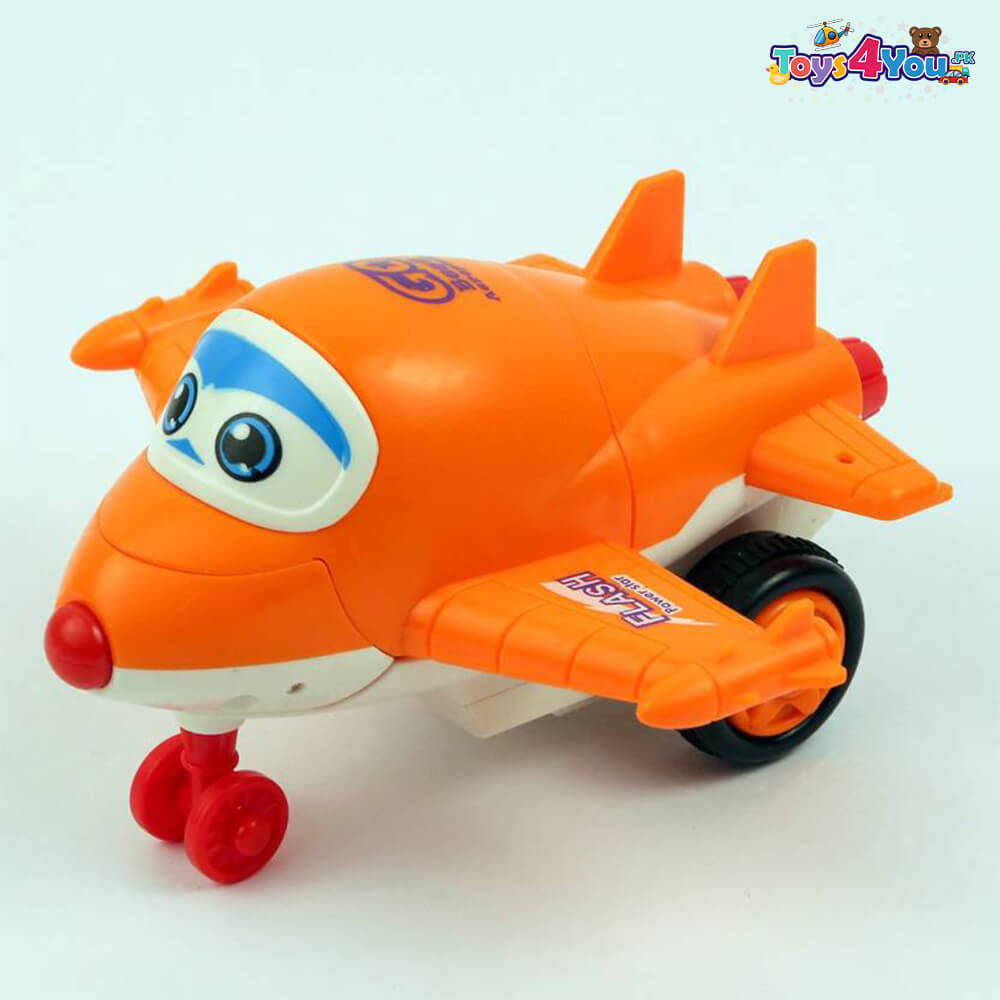 TRANSFORMER STUNT PLANE FRICTION TOY