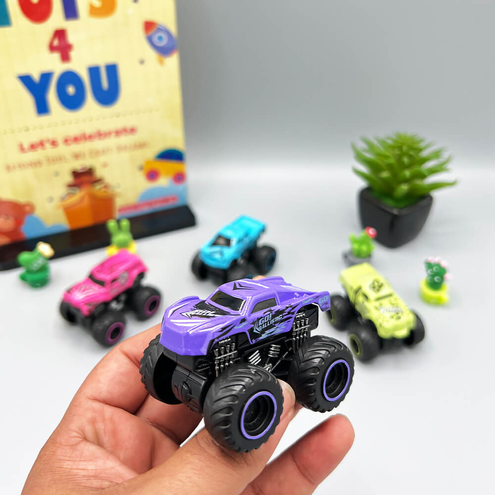 KIDS MINI METAL HOTWHEEL COLLECTION - 4 PCS