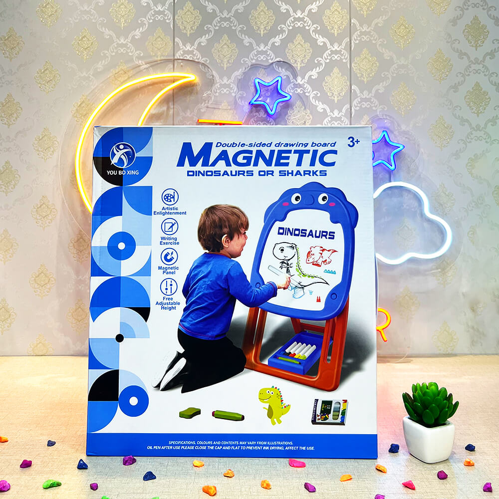 MAGNETIC DOUBLE SIDED DRAWING BOARD