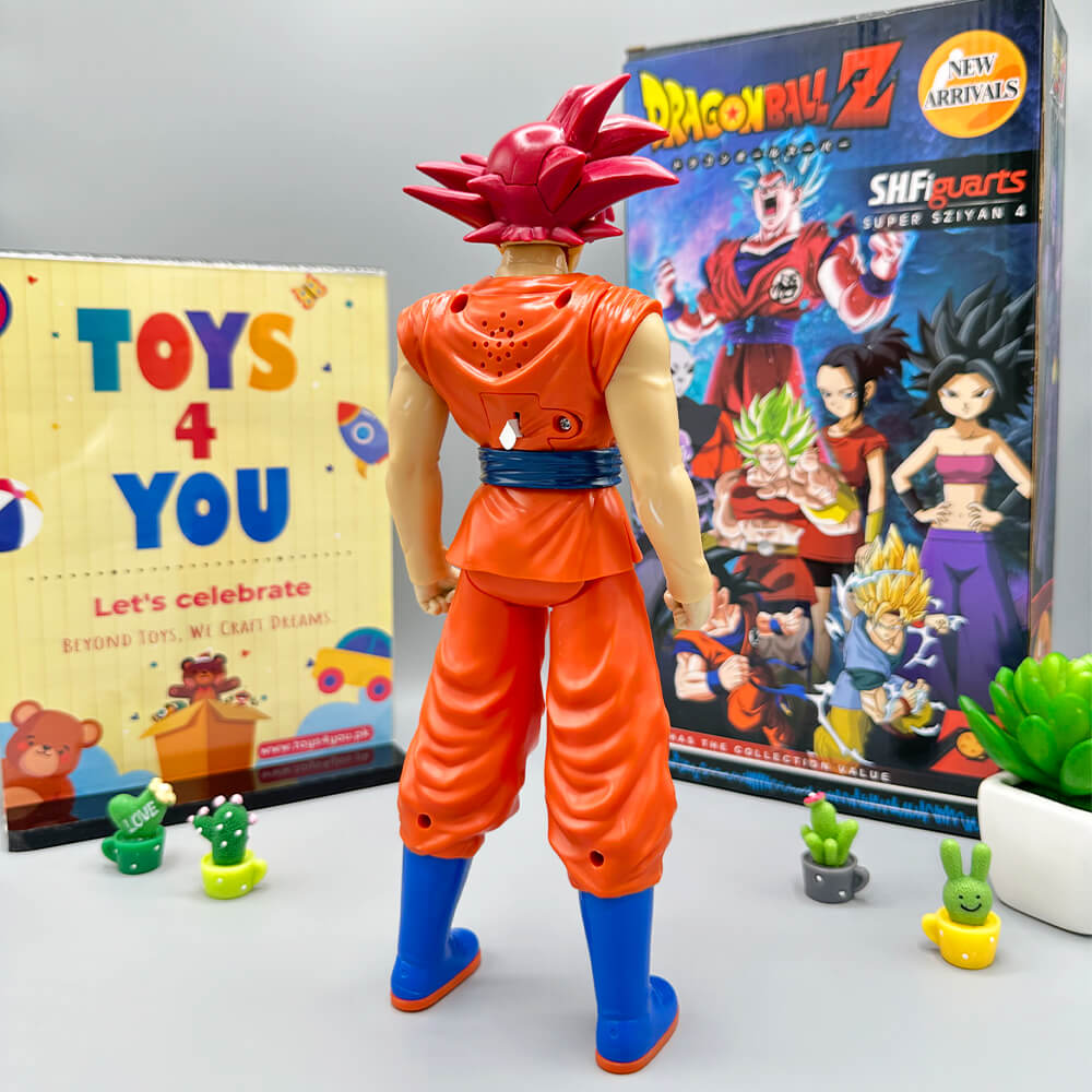 DRAGON BALL Z GOKU SUPER SAIYAN GOD FIGURE SET