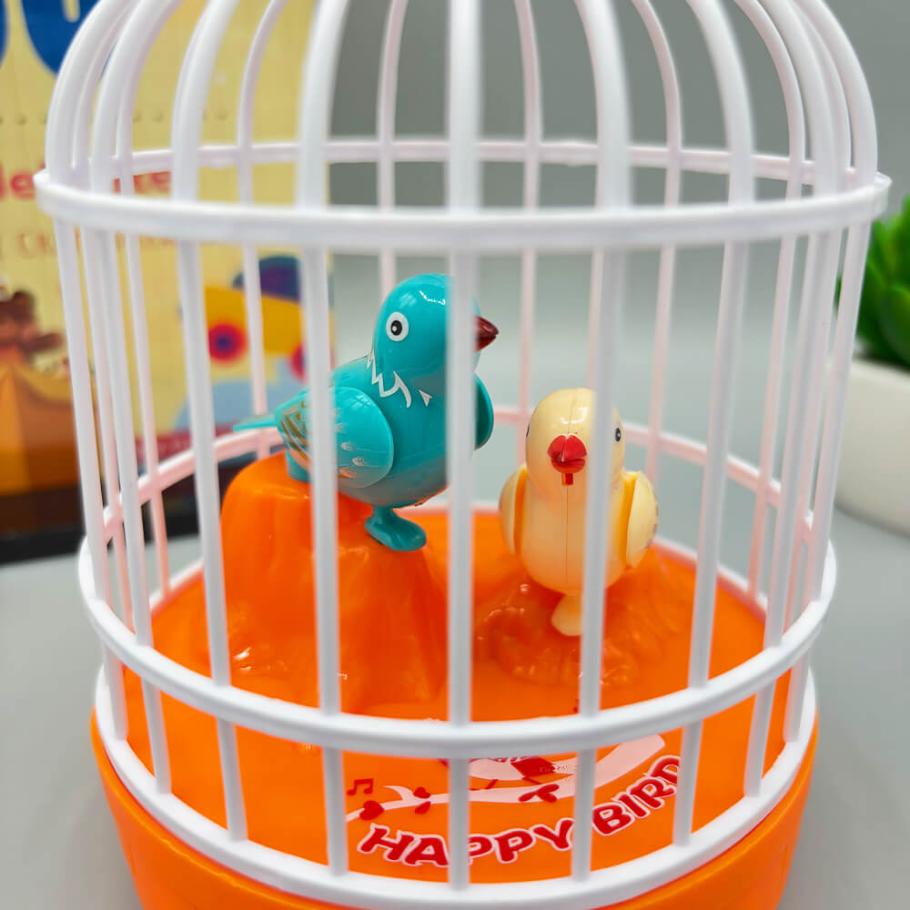 ELECTRIC INDUCTION MINI BIRD CAGE WITH LIGHT & SOUND