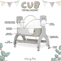 Thumbnail for NEWBORN BABY CRADLE WITH CUTE BEAR DESIGN