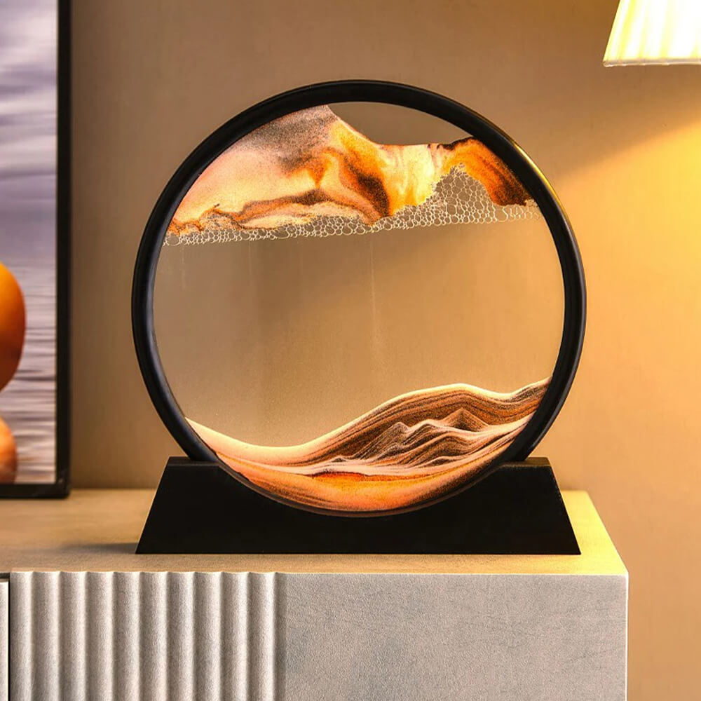 MESMERIZING 3D SANDSCAPE HOURGLASS ART