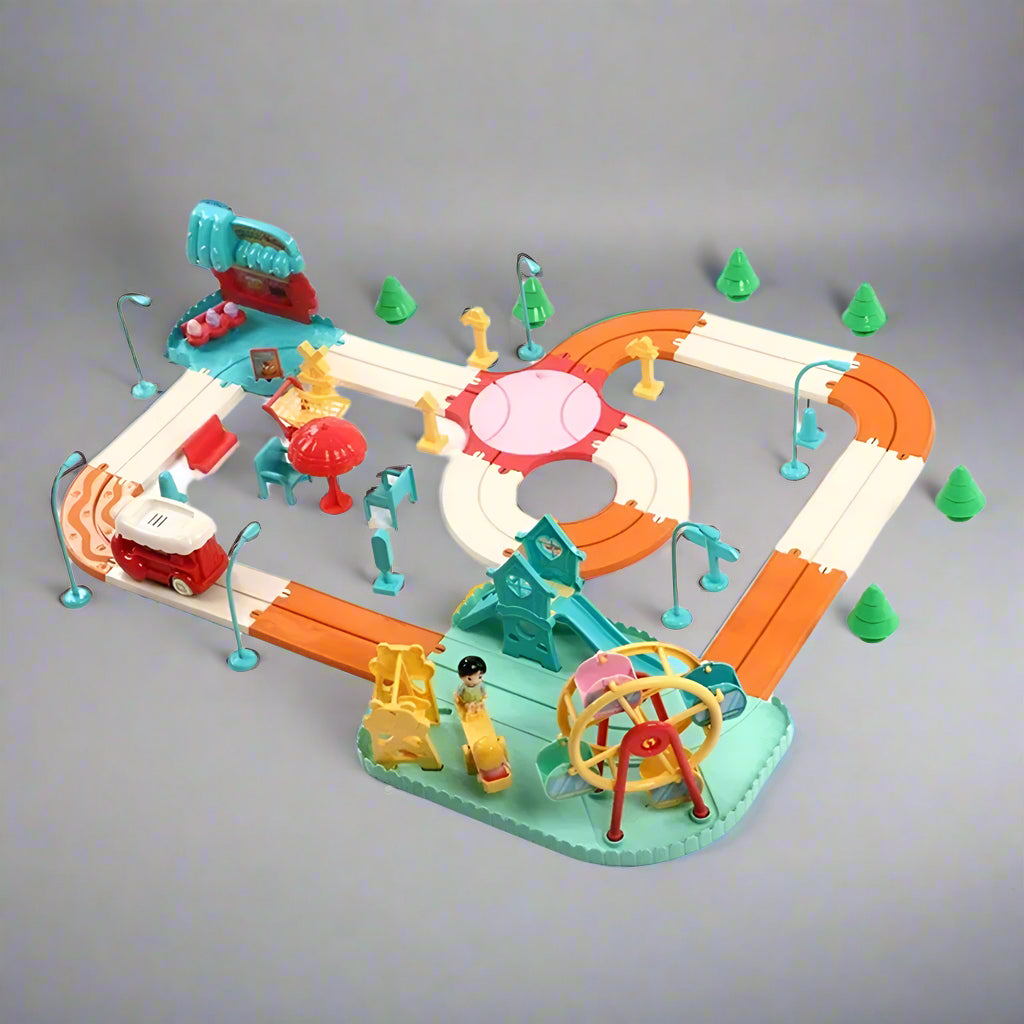 RAIL CAR ASSEMBLED TRACK SET