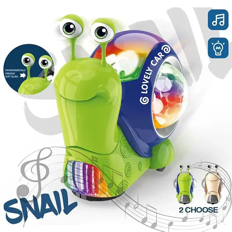 SNAIL WALKING MUSICAL TOY FOR KIDS