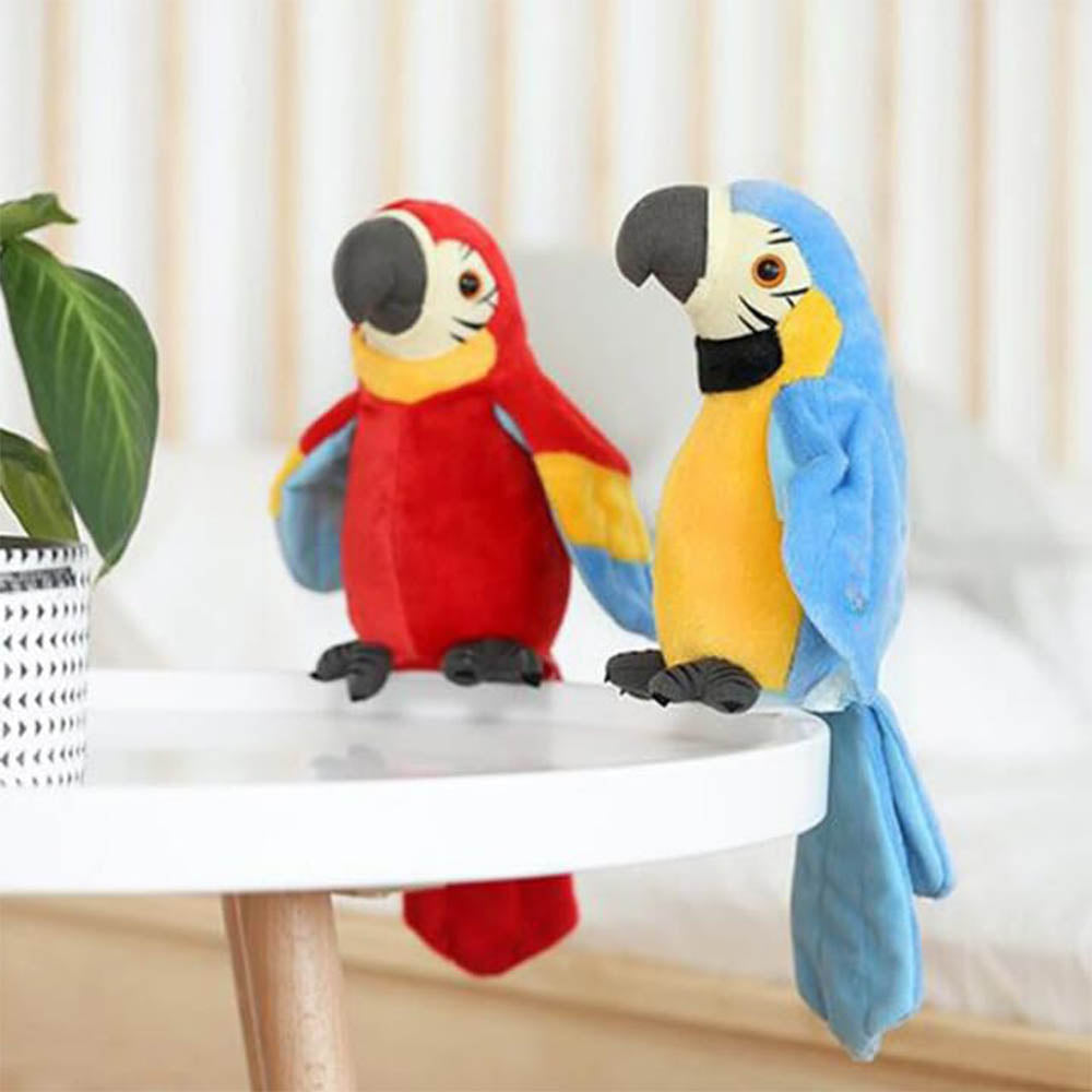 SOFT TALKING PLUSH PARROT