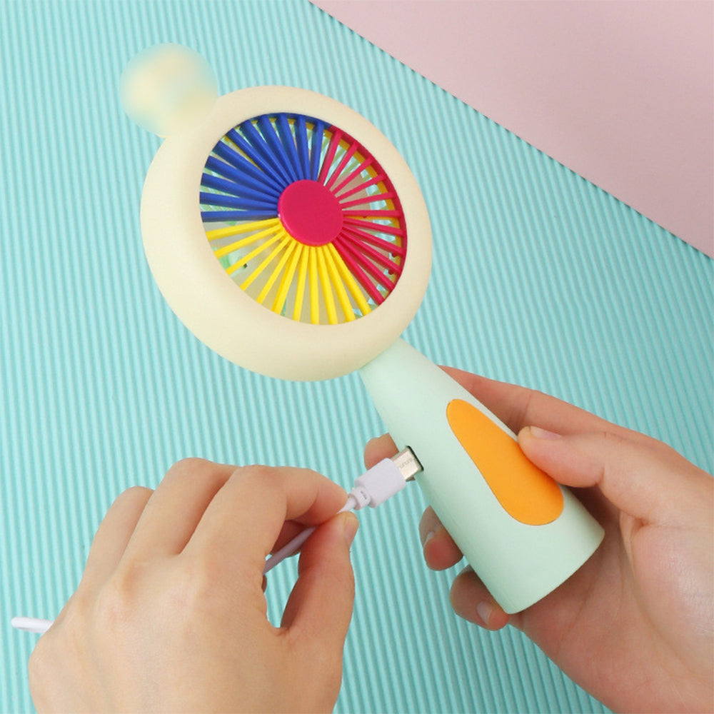 COLORFUL LIGHT PORTABLE MINI HAND FAN