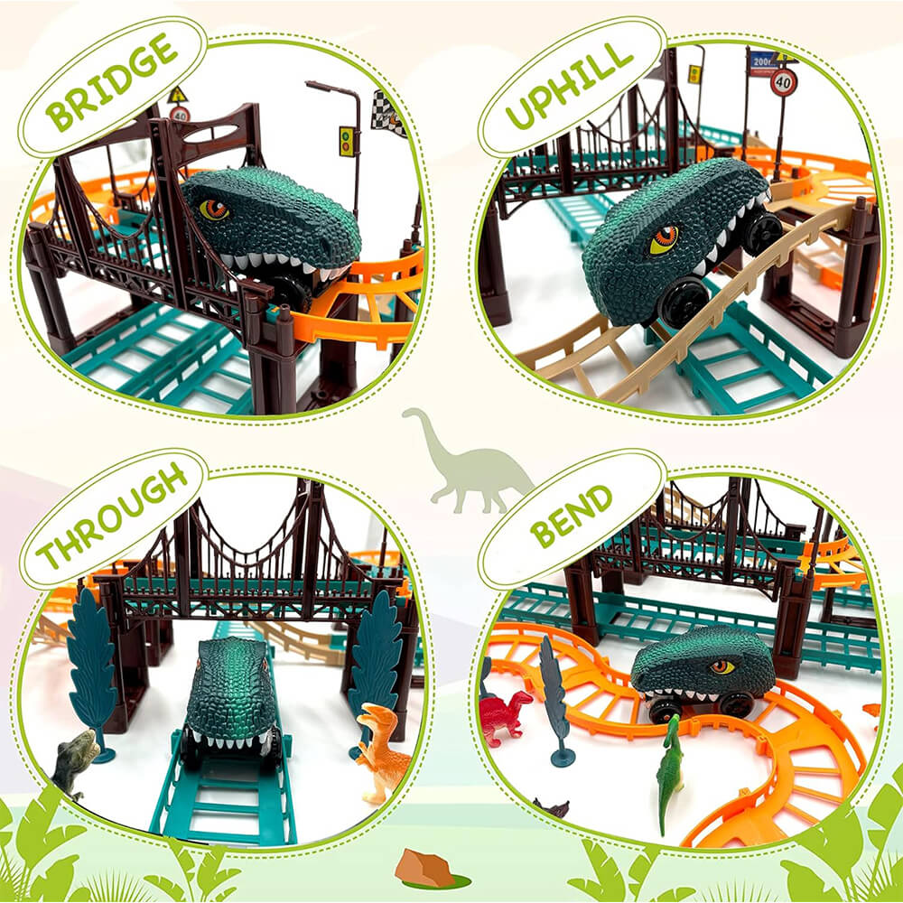 DINO MULTIPLE LAYOUTS TRACK SET