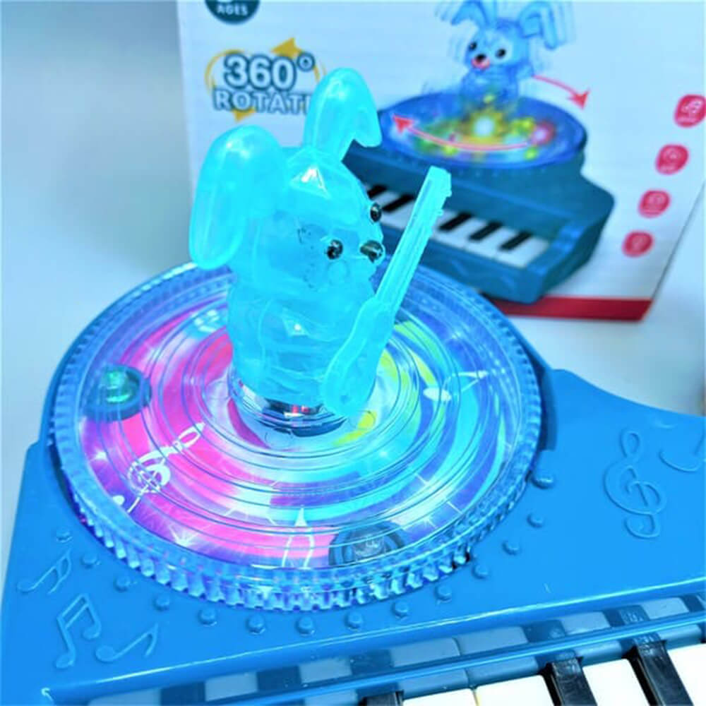 360 ROTATING MINI ELECTRONIC ORGAN PIANO