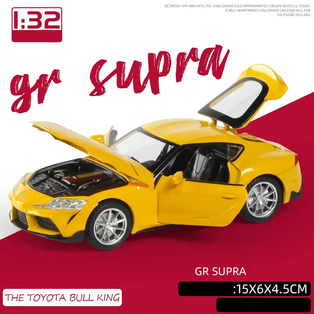 1:32 TOYOTA GR SUPRA ALLOY DIECAST MODEL