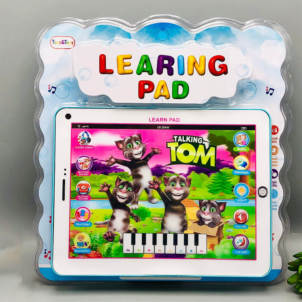 SMART & INTERACTIVE LEARNING PAD WITH LIGHTS & SOUND TOY