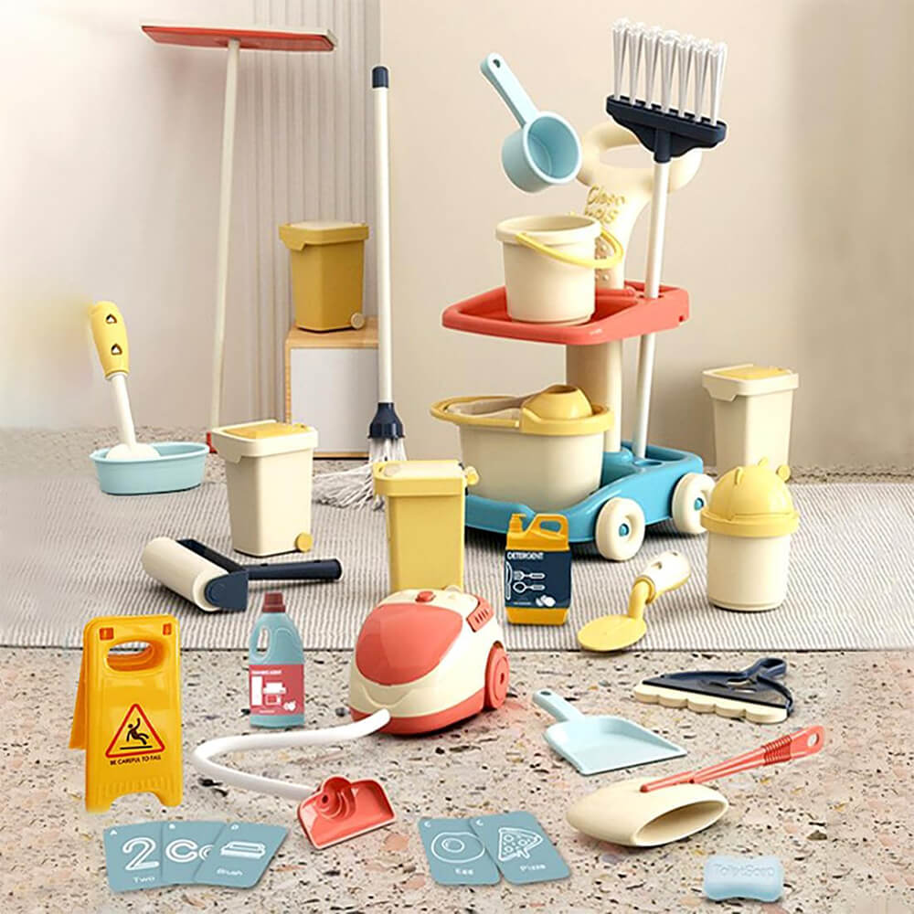 21 PCS CLEANING PLAYSET FOR KIDS