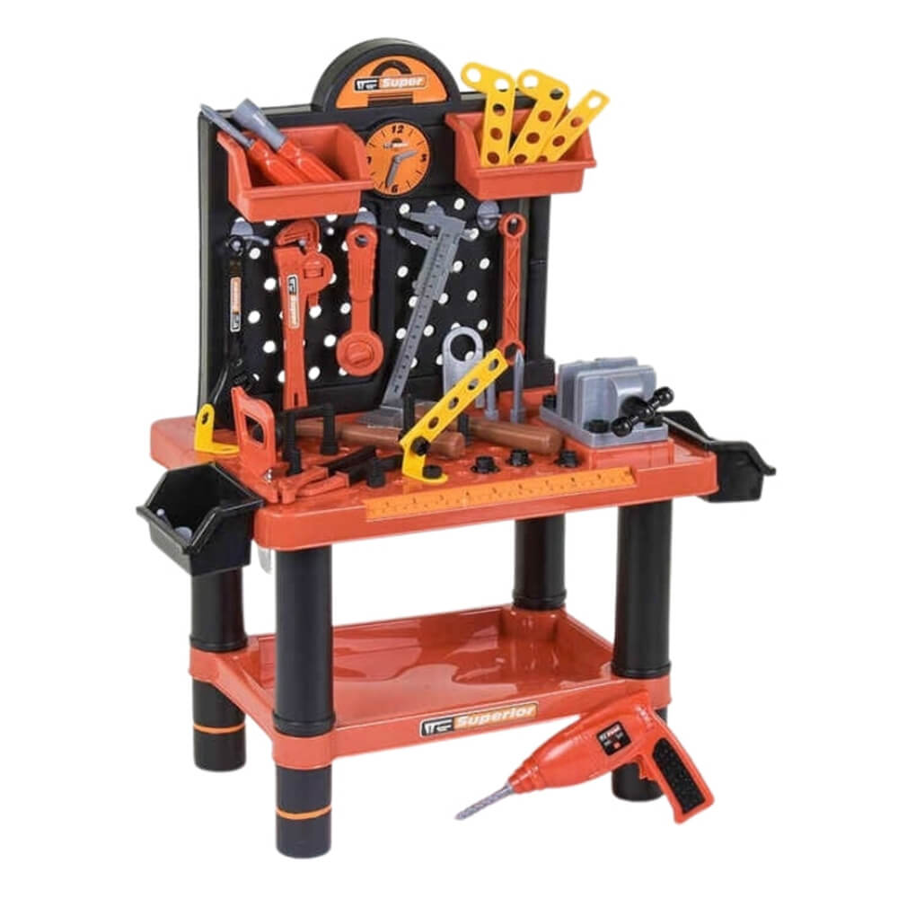 BRICOLAGE AND TOOLS MULTIFUNCTIONAL PLAYSET FOR KIDS