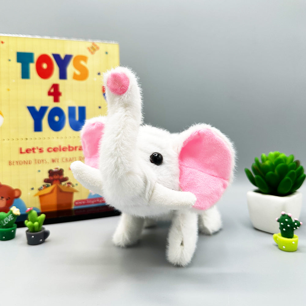 WALKING PLUSH ELEPHANT WITH MUSIC