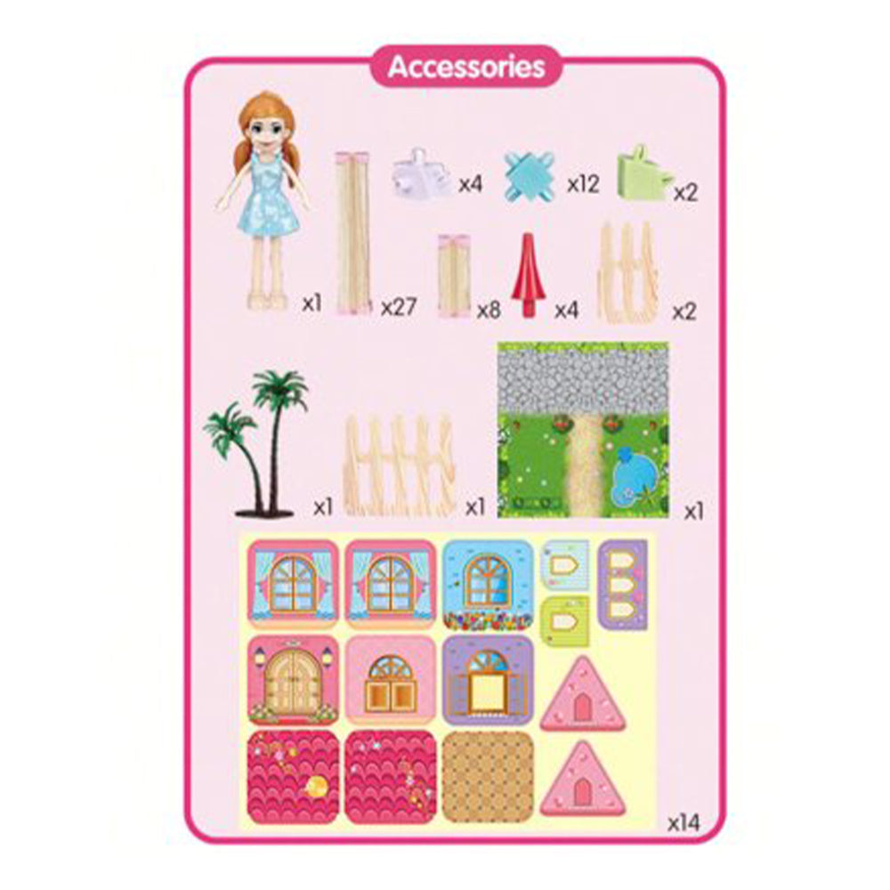 3D HOUSE MODEL ASSEMBLY TOY