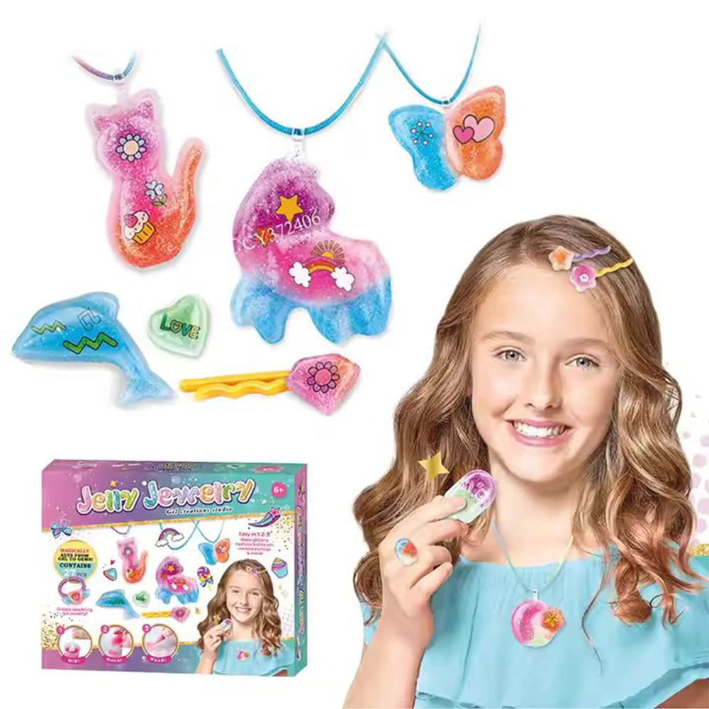 DIY CRYSTAL SLIME MAKING CRYSTAL JEWELRY TOY FOR GIRL