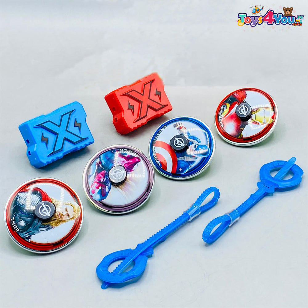 4PCS METAL AVENGER BEYBLADE SET