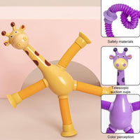 Thumbnail for TELESCOPIC SUCTION CUP GIRAFFE TOY