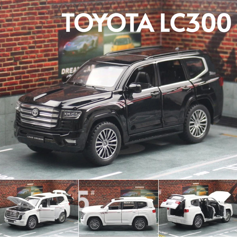 1:28 TOYOTA LAND CRUISER LC300 ALLOY DIECAST MODEL