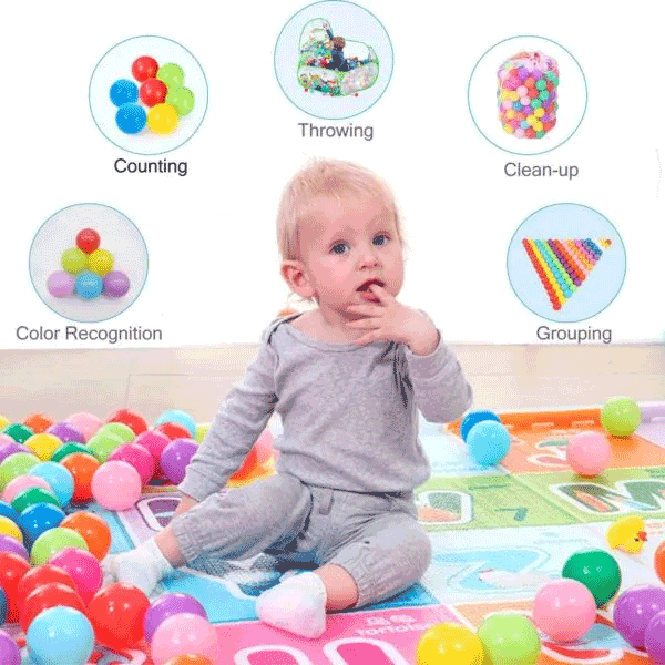 50 PCS BALLS SET PACK MULTI-COLOR