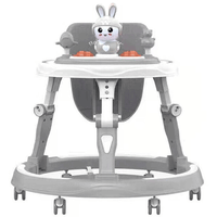 Thumbnail for NEW BUNNY FIBER BABY WALKER WITH HIEGHT ADJUSTABLE