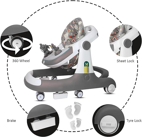 BABY FIBER WALKER & ACTIVITY ATTRACTIVE FOR BABIES