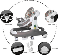 Thumbnail for BABY FIBER WALKER & ACTIVITY ATTRACTIVE FOR BABIES