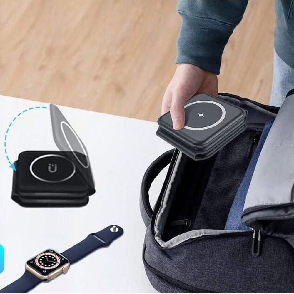 3 IN 1  MAGNETIC  FOLDABLE WIRELESS  CHARGING PAD