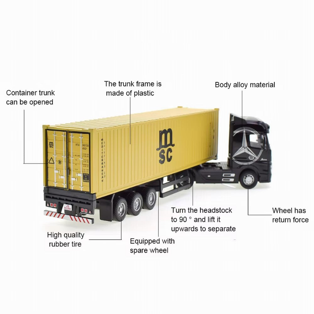 1 :50 SCANIA CONTAINER TRUCK ALLOY DIECAST MODEL