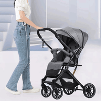 Thumbnail for LIGHT-WEIGHT FOLDABLE BABY STROLLER WITH TWO WAY HANDLE