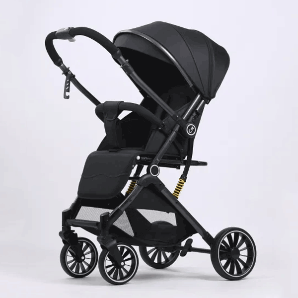 LIGHT-WEIGHT FOLDABLE BABY STROLLER WITH TWO WAY HANDLE