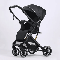 Thumbnail for LIGHT-WEIGHT FOLDABLE BABY STROLLER WITH TWO WAY HANDLE